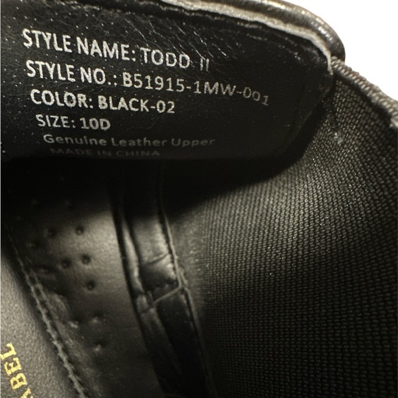 Moretti Black Label Todd II in Black. Size 10 D‎ Pull On Boots. main image 6